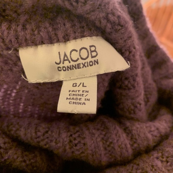 Jacob Connexion Purple Turtleneck - Picture 3 of 3